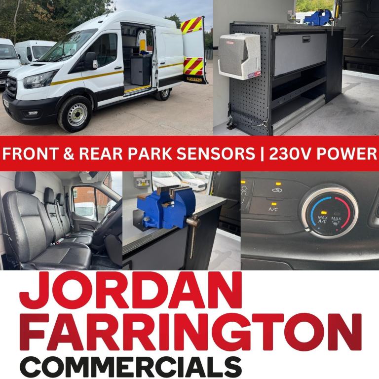 2020 FORD TRANSIT 350 L2 H3 FWD 130 BHP UTILITY SPEC WORKSHOP WITH LEATHER SEATS