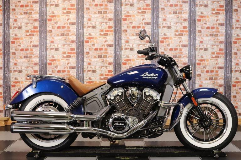 2019 INDIAN SCOUT - 9,627 MILES - 1 OWNER - DEEP WATER METALLIC - EXTRAS