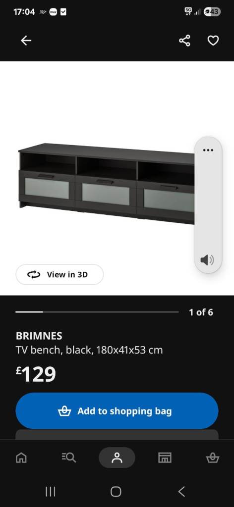 Ikea brimnes tv unit 