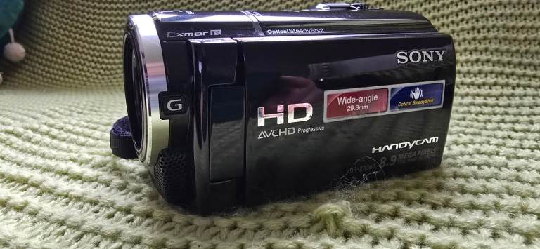 Sony HDR XR260VE Camcorder, Standard Battery, Large Capacity Battery, Charger and Lead, Manual