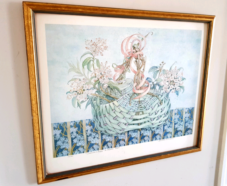 Large, limited edition, framed & signed print by Barbara van Winkelen