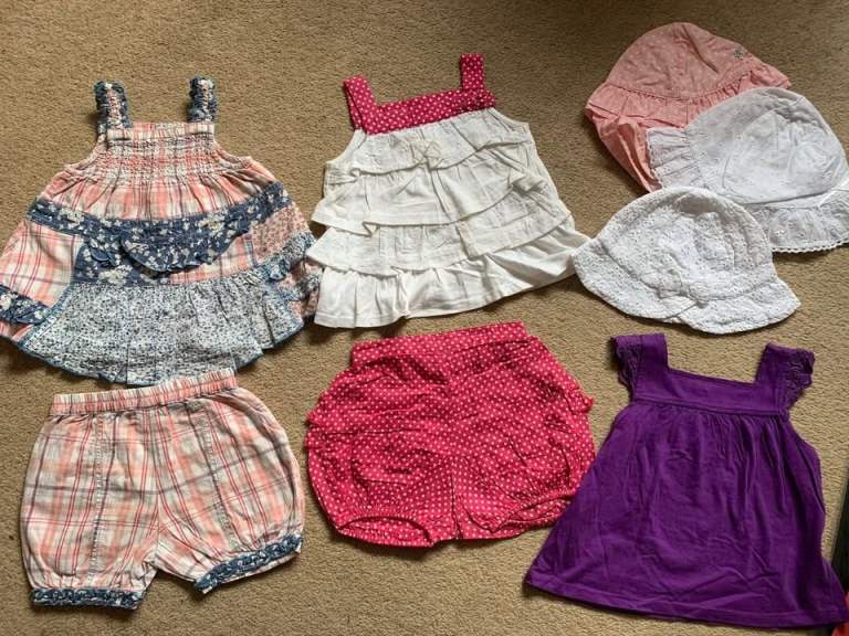 Baby girl summer clothes 6-9 months old 