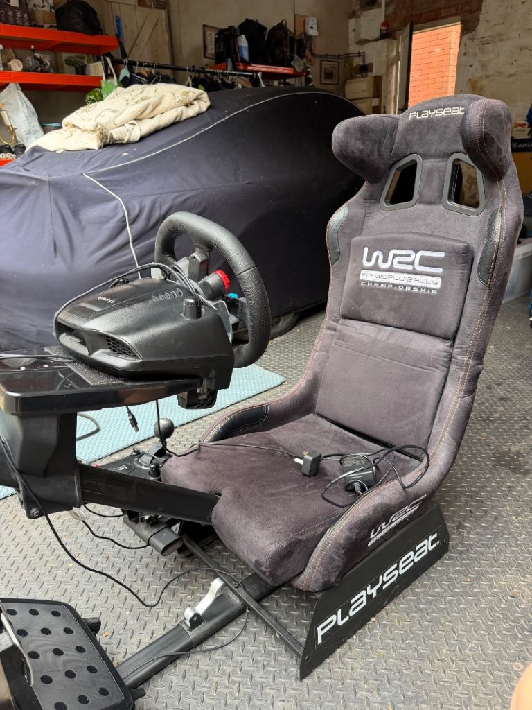 Playseat WRC Racing Seat with Logitech G29 Wheel, Pedals, Shifter