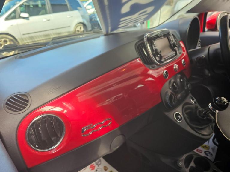 2017 Fiat 500 1.2 Lounge Euro 6 (s/s) 3dr HATCHBACK Petrol Manual