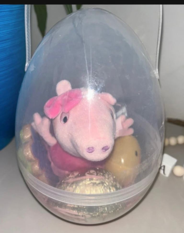 Pepper pig and George pig egg