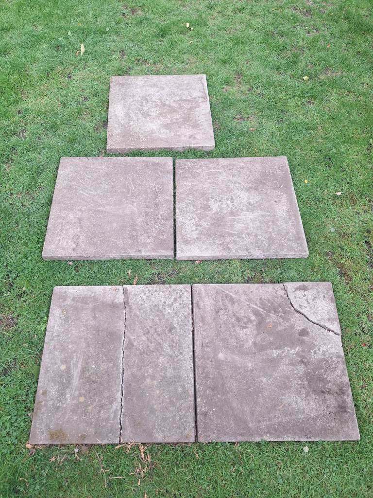 Garden concrete slabs / paving stones