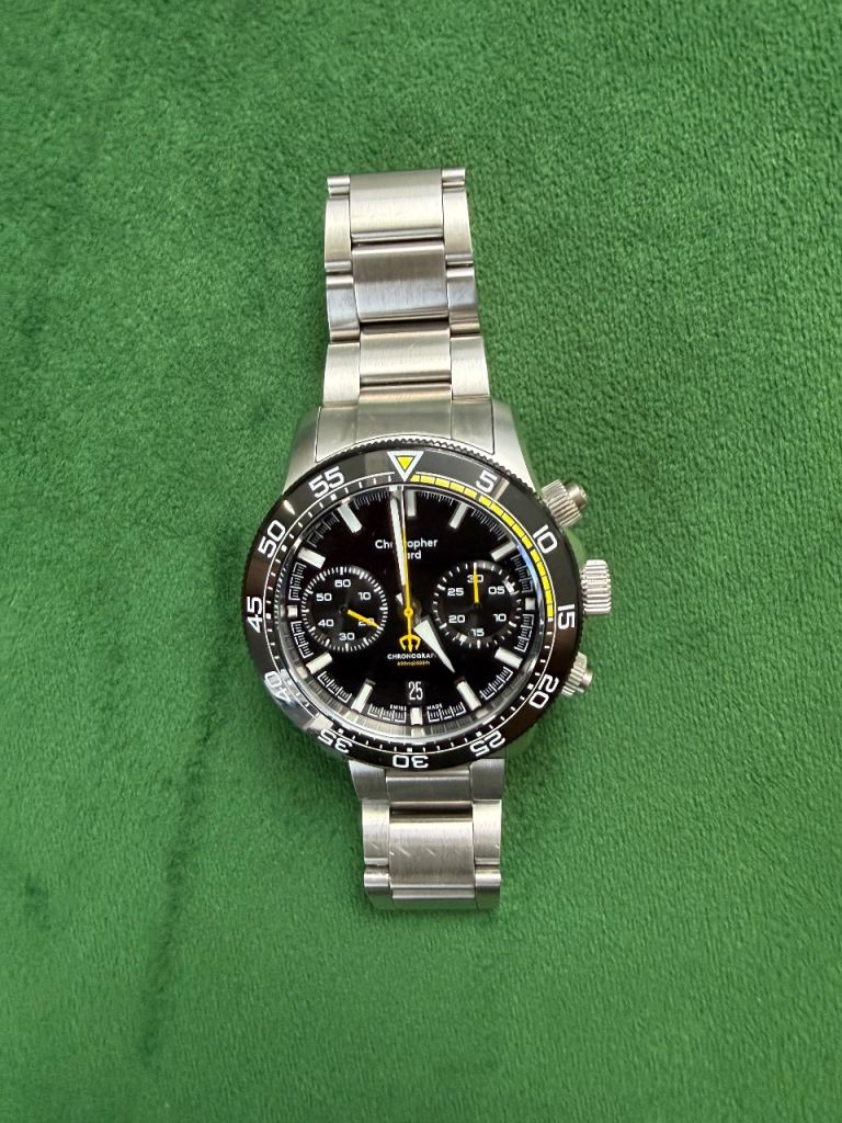 Christopher Ward C60 Trident Chronograph - 42mm Bumblebeast Automatic Watch