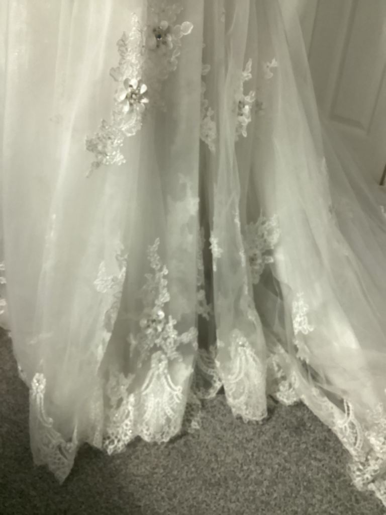 Da- Vinci wedding dress size 8/10 sample dress