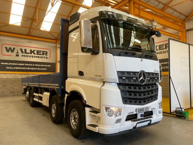 MERCEDES BENZ AROCS 3246 *EURO 6* 8X2 DROPSIDE FLATBED - 2018 - DA68 XZX