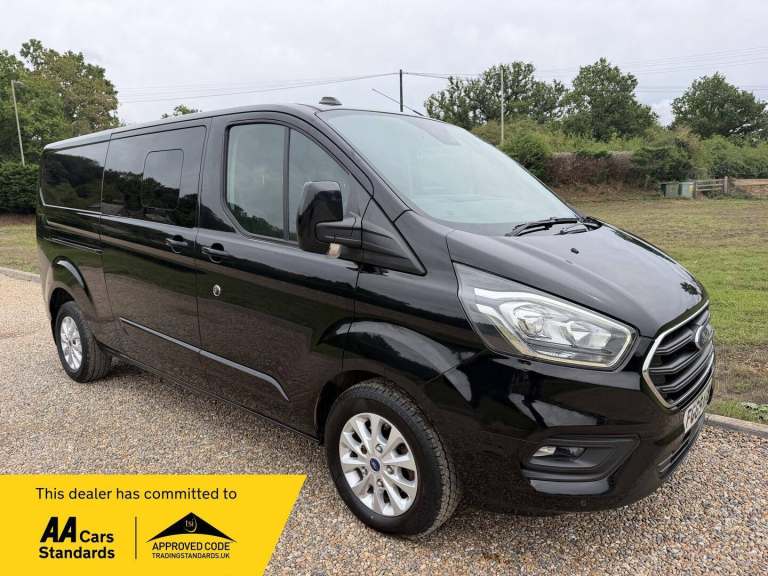 2019 Ford Transit Custom 2.0 EcoBlue 130ps Low Roof D/Cab Limited Van Auto PANEL VAN DIESEL Autom...