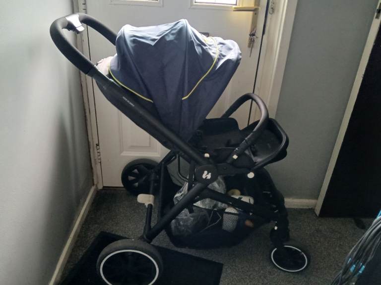 Navy blue pushchair