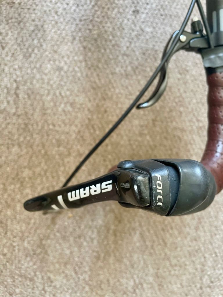 SRAM Force Carbon Mechanical 2x10-Speed Groupset + Drop Handlebars + Tektro RL721 Brake Levers