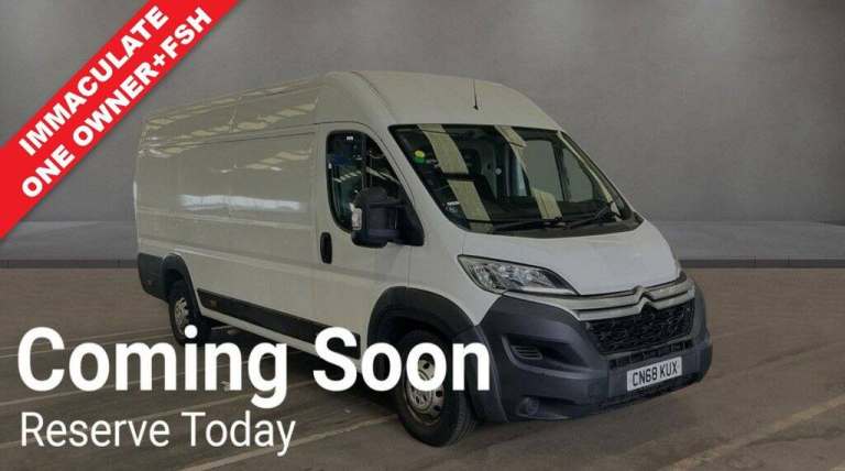 2019 68 CITROEN RELAY 2.0 BLUEHDI 35 ENTERPRISE NAV NO VAT VAN L4 HIGH ROOF EURO