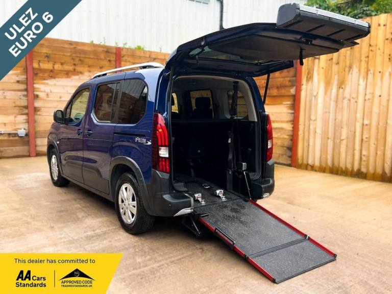 2019 Peugeot Rifter 4 Seat Auto Wheelchair Accessible Disabled Access Vehicle WAV  MPV Diesel Aut...
