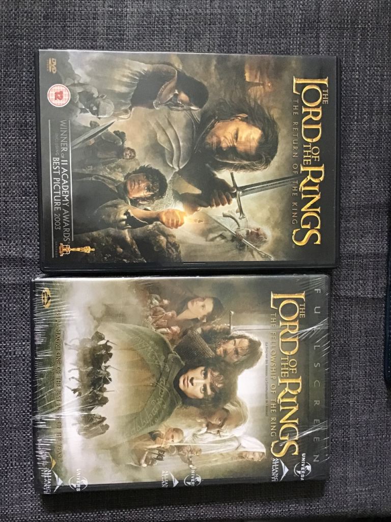 Lord of the Rings DVD Trilogy - Brand New, Sealed