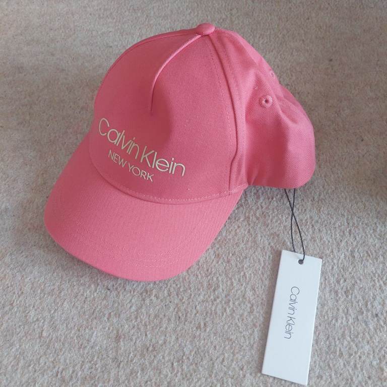 Calvin Klein Pink Baseball Cap – Brand New with Tags