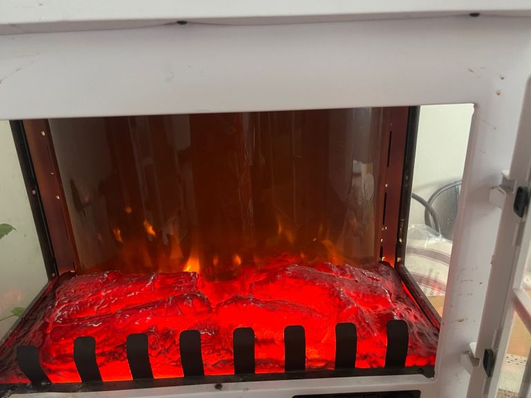 White electric fire for sale 