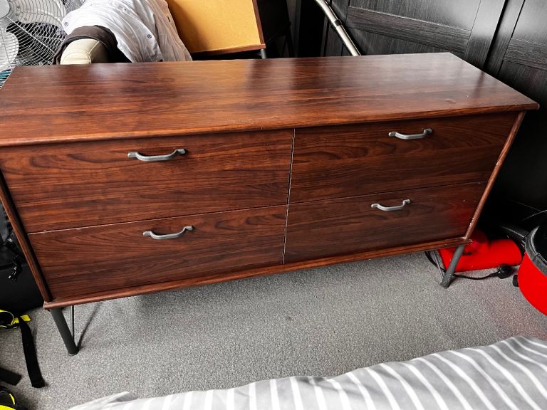 IKEA 4 drawer chest and bedside cabinet