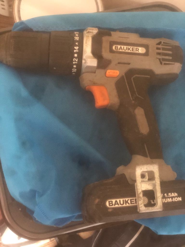 BAUKER Cordless Drill Driver – Good Condition