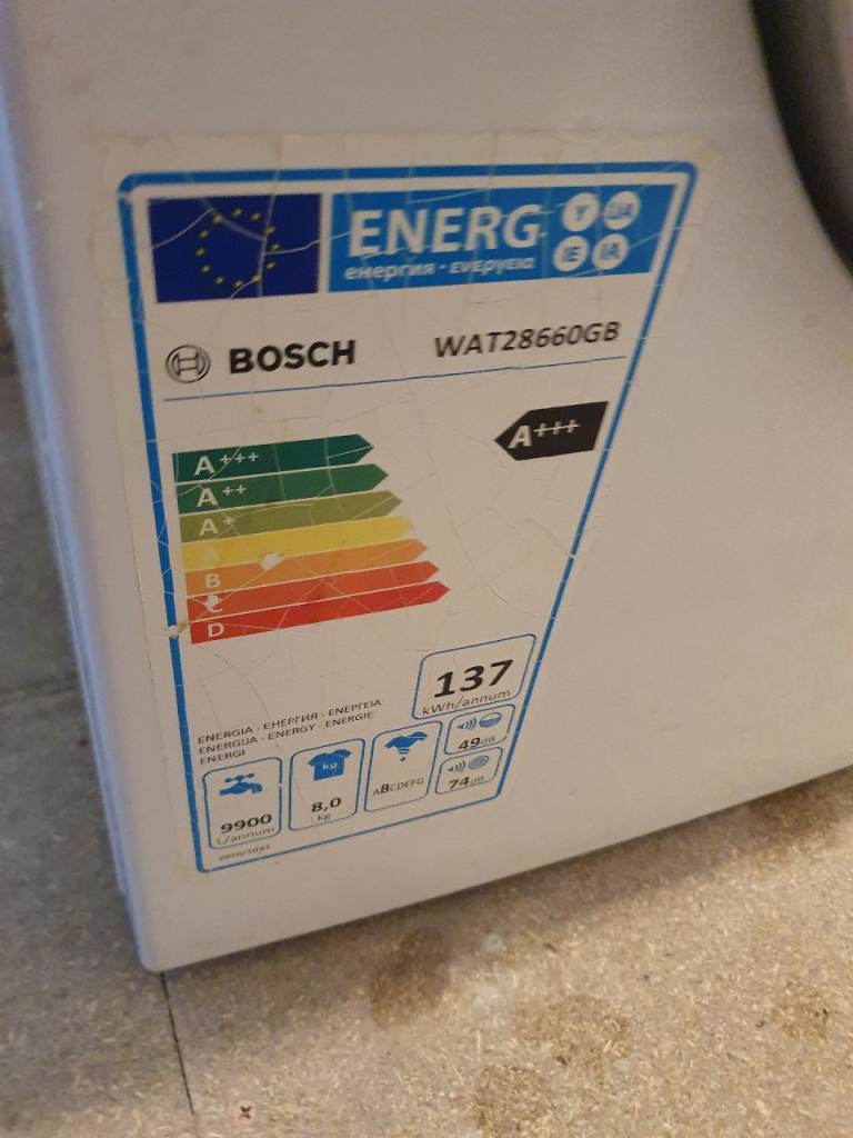Bosch Series 6 Wahing Machine.