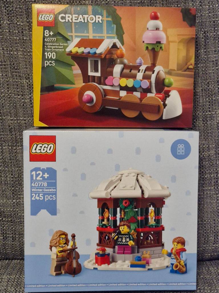 image for Lego Gazebo and Gingerbread Train NEW 