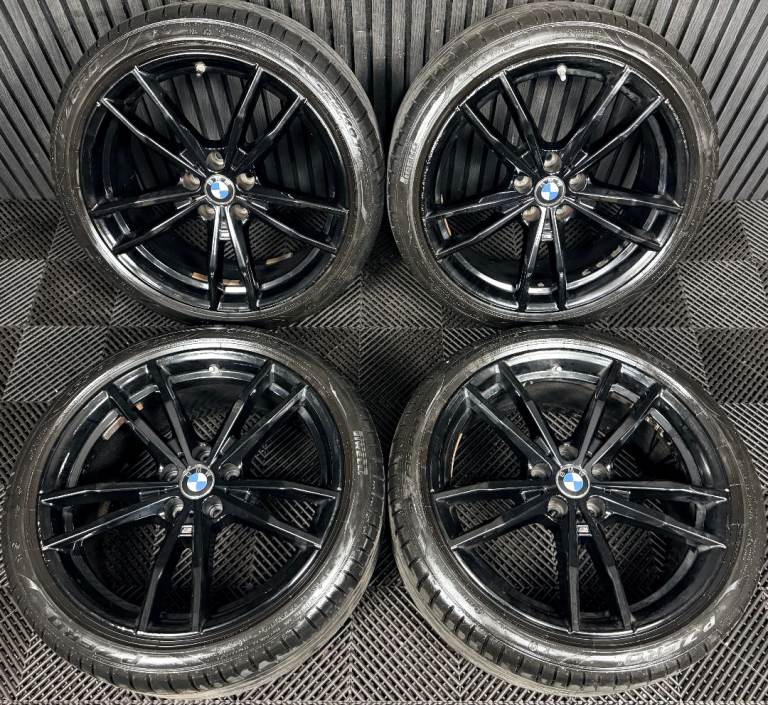 19'' GENUINE BMW 3 SERIES BLACK 4 791 M SPORT G20 G21 G22 G23 G26 ALLOY WHEELS ALLOYS