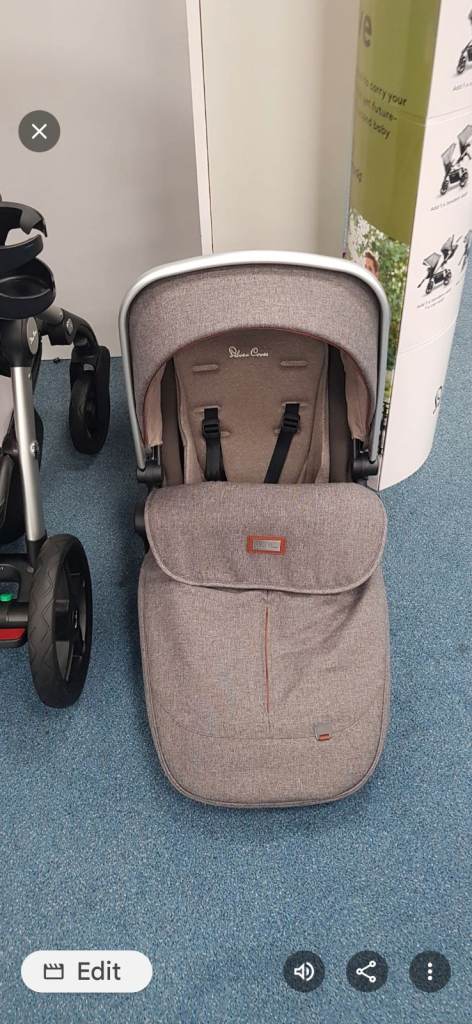 Silver Cross Pushchair/Pram – Grey, Good Condition