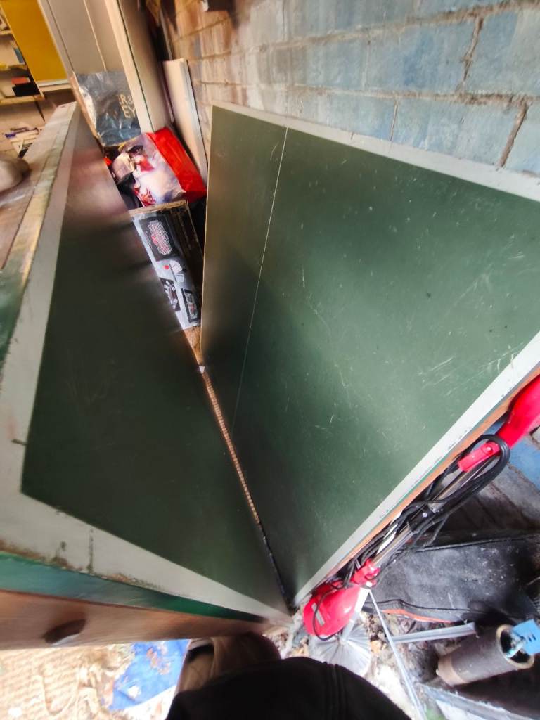 Full Size Table Tennis Table – Green, Fair Condition