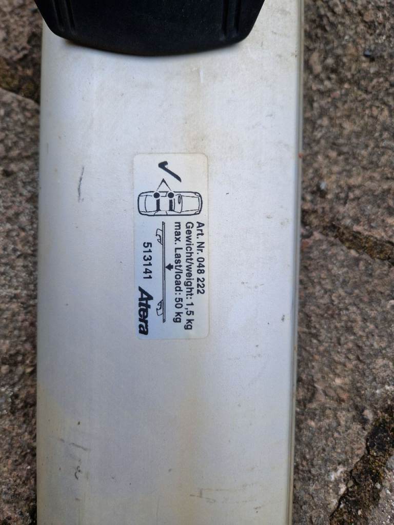 Atera Aluminum Roof Bars (Pair) – Model 048 222