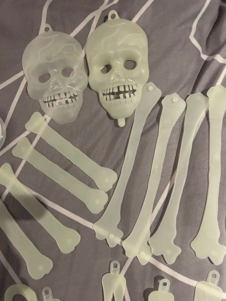 Glow in the Dark Skeleton Halloween Decorations – New