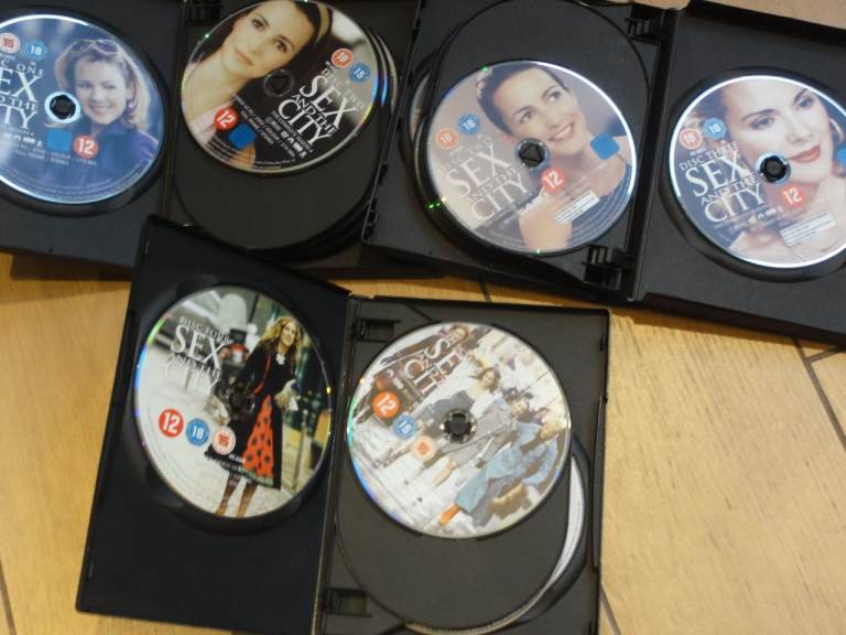 Complete set of Sex And The City DVDs Includes First Film, Generic Boxes, VGC