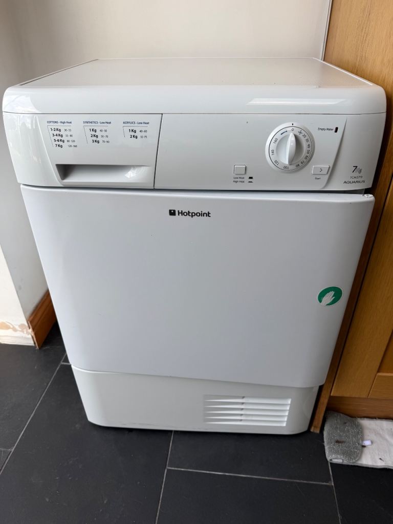 Hotpoint Tumble Dryer – White, Good Condition