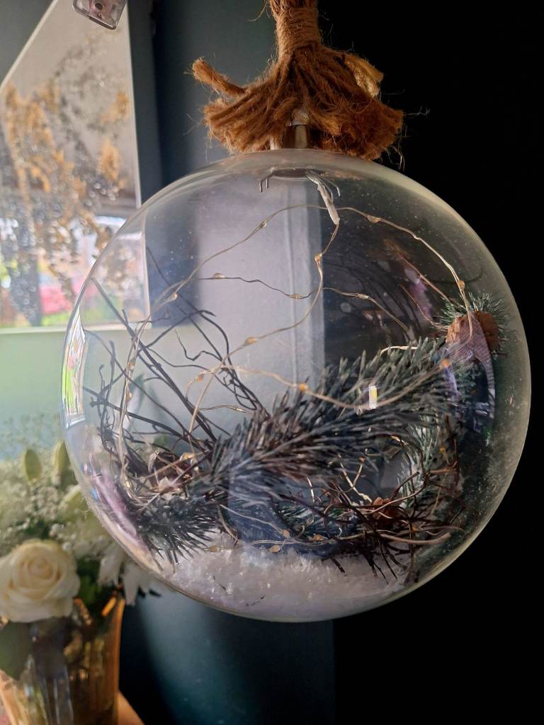 Festive led rope ball 