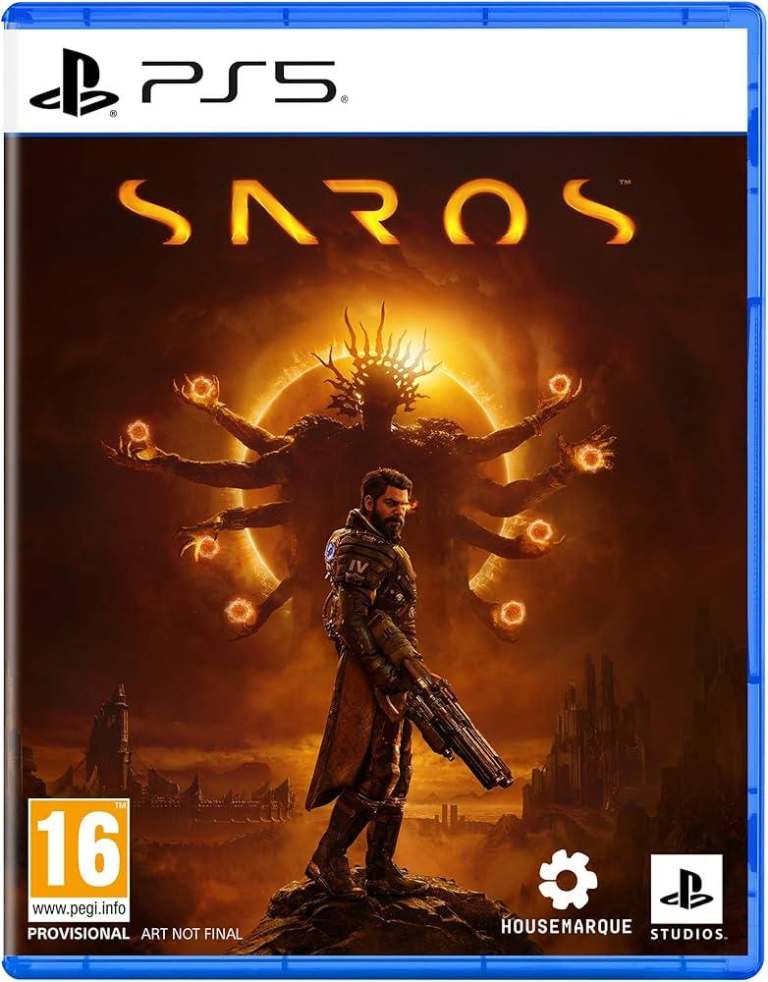 Saros PS5 game on disc 