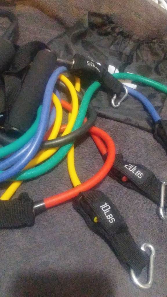 Sport risistance bands gym working out excercise
