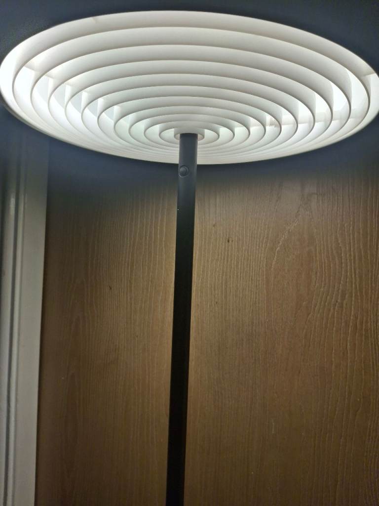 IKEA Nymåne Mushroom Floor Lamp (Model G1706) Black