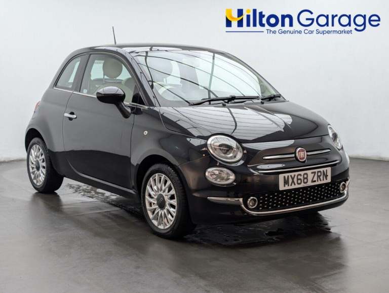 2018 Fiat 500 1.2 Lounge Hatchback 3dr Petrol Dualogic Euro 6 (s/s) (69 bhp) REAR PARKING HATCHBA...