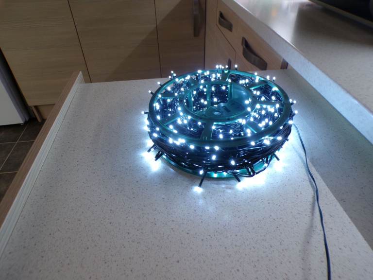 Christmas 500 White Led Sparkle Lights