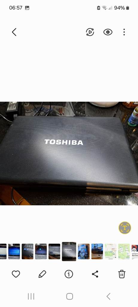 Laptop Toshiba 
