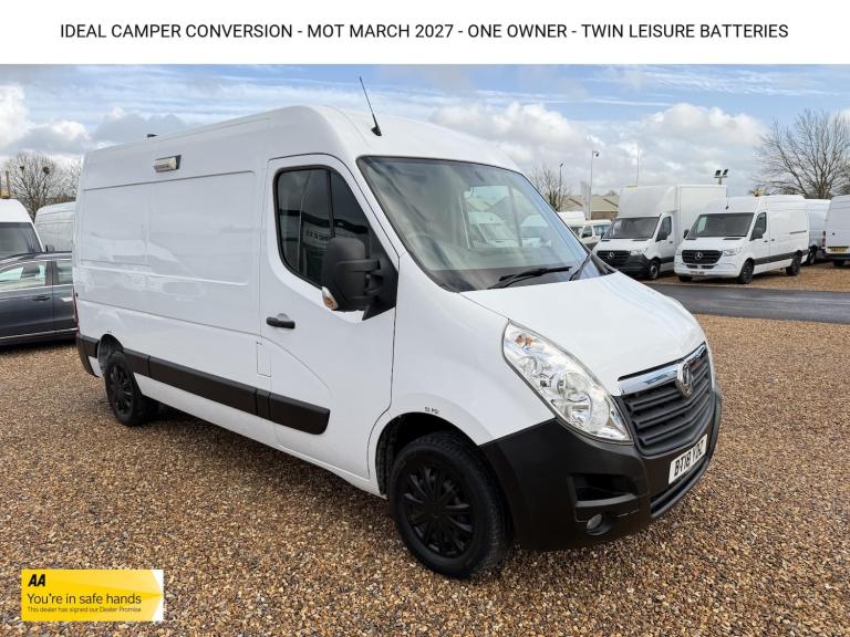 2018 Vauxhall Movano 2.3 CDTi 3500 Panel Van 5dr Diesel Manual FWD L2 H2 Euro 6 (130 ps) Panel Va...