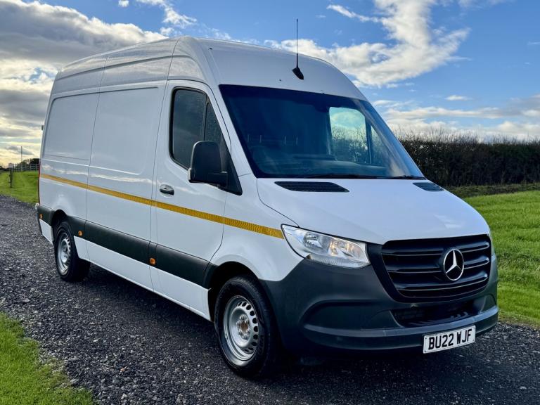 MERCEDES-BENZ SPRINTER 2.0 315 CDI L2 H2 Utility Spec With A/C White Manual Dies
