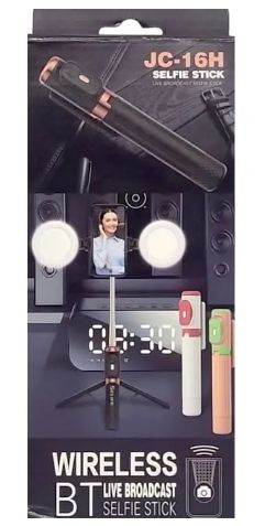 JC-16H Wireless BT Live Broadcast Selfie Stick - New