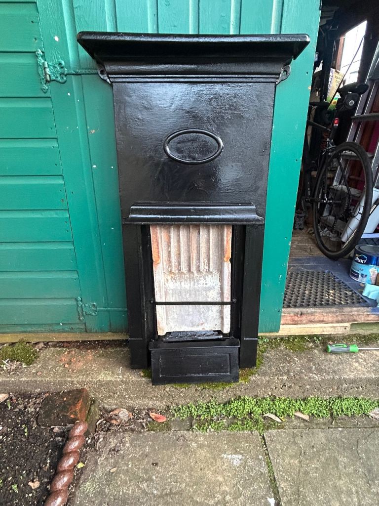 Antique Cast Iron Combination FireplaceInsert Victorian/Edwardian 104cm