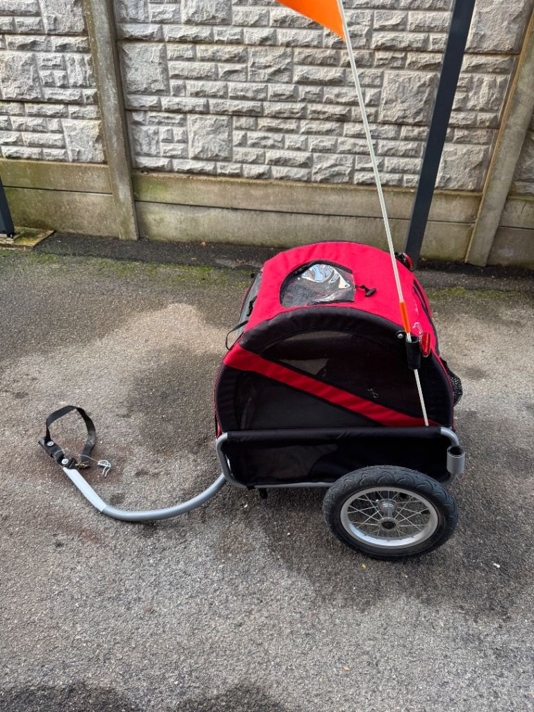 Dog trailer DutchDog Doggyride for  Bicycle VGC