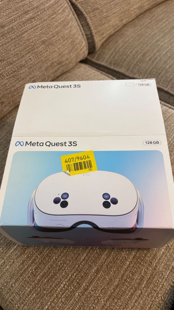 Meta Quest 3S VR Headset – Brand New, Unused, Receipt Included
