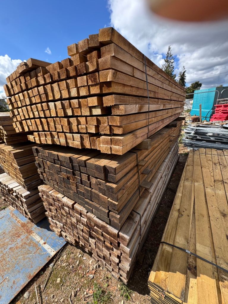 New Pressure Treated Timber - 3m and 4.8m Lengths Available