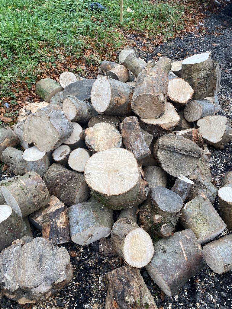 Offcut rounds for firewood