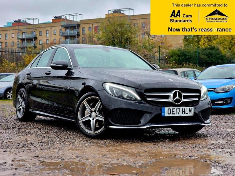 2017 Mercedes-Benz C Class 2.1 C220d AMG Line Saloon 4dr Diesel G-Tronic+ Euro 6 (s/s) (170 ps) S...