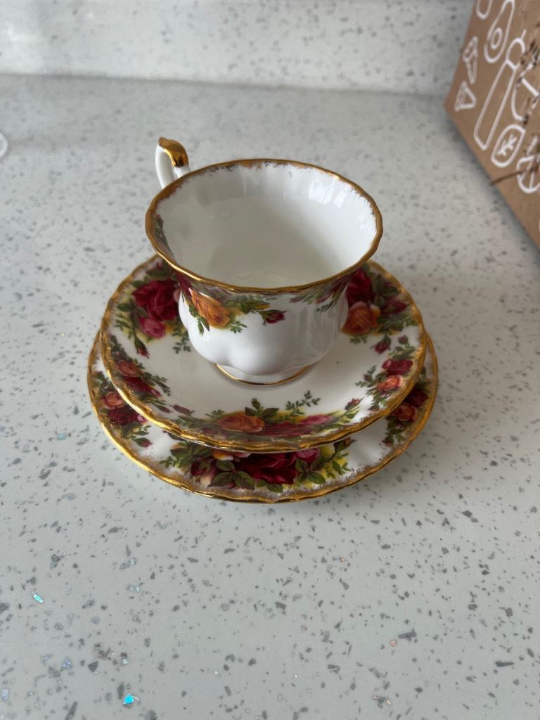 Royal Albert Old Country Roses Trio Set - Bone China