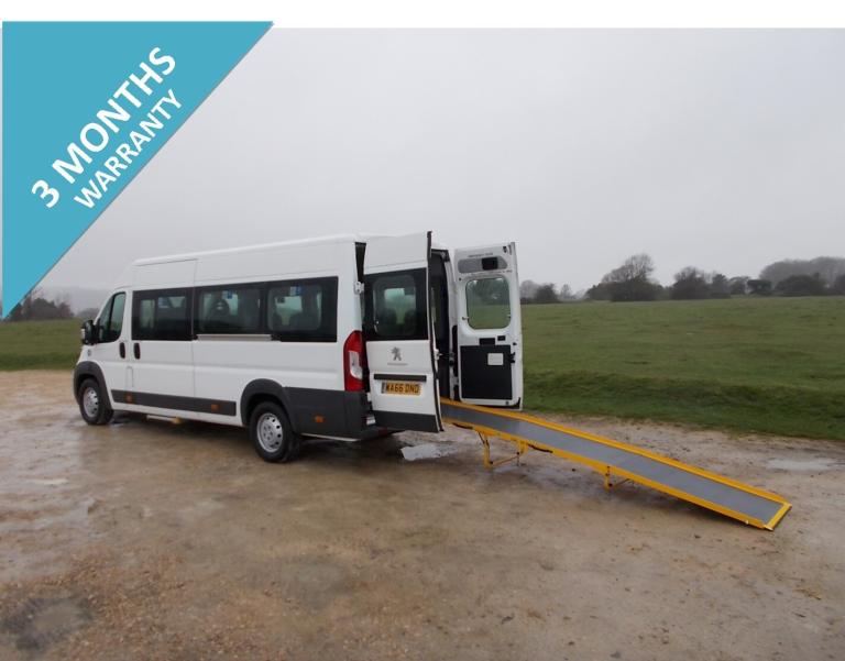 2016 PEUGEOT BOXER 17 SEAT WHEELCHAIR ACCESSIBLE DISABLED MOBILITY MINIBUS